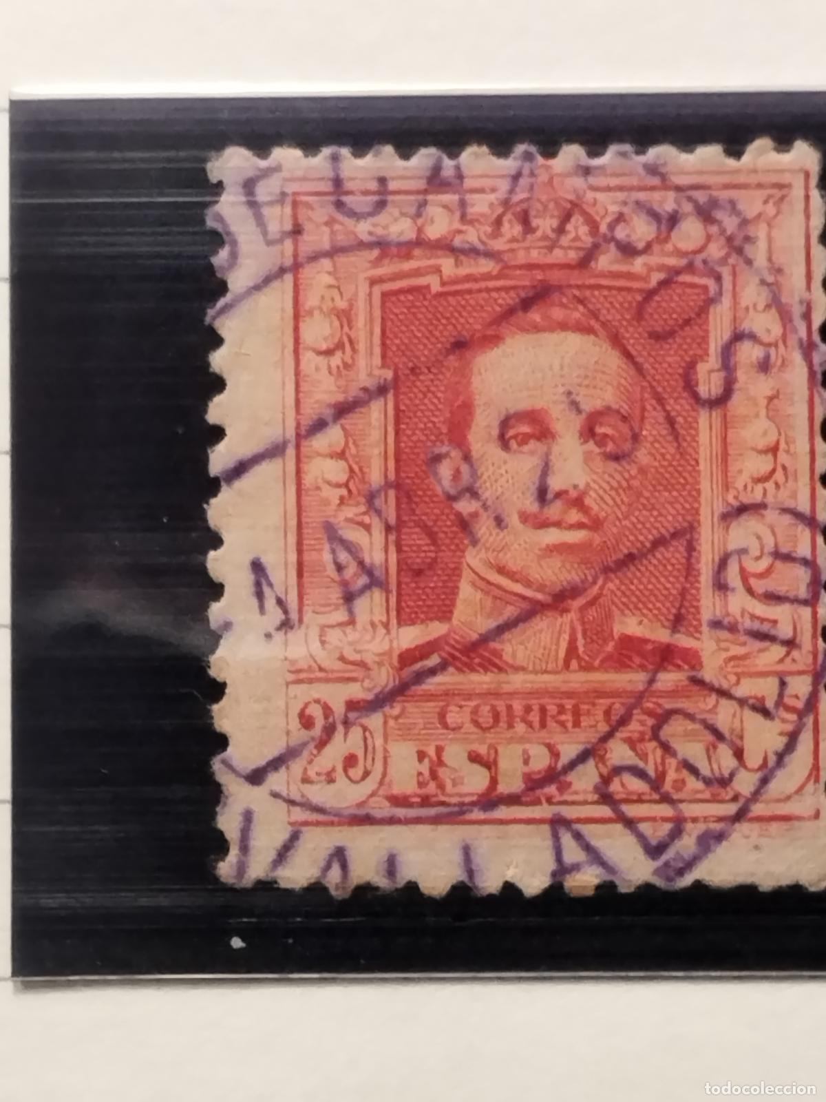 Sellos: JT - ESPA&Ntilde;A - EDIFIL 317. FECHADOR VIOLETA DE MEDINA DE CAMPOS. VALLADOLID. MUY BONITO