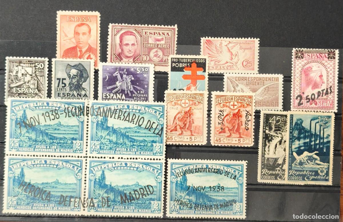 Sellos: ESPA&Ntilde;A. LOTE DE SERIES COMPLETAS PERIODO PRIMER CENTENARIO. CAT&Aacute;LOGO 129,35 &euro;