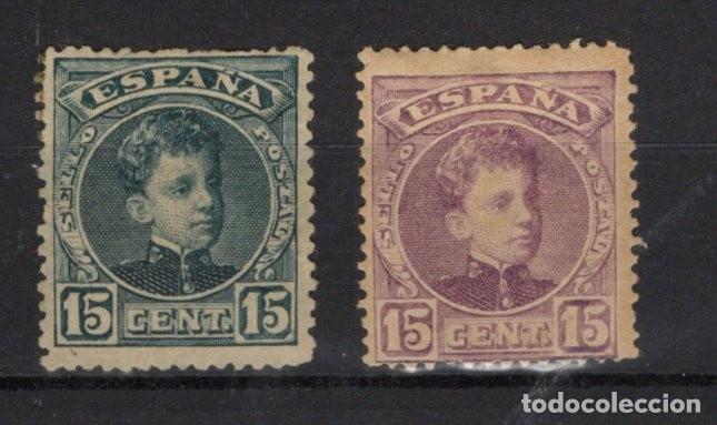 Stamps: PC525 Sellos Espa&ntilde;a a&ntilde;o 1901/05 EDIFIL 244/245* sellos originales en NUEVO v.c. 41.50 &euro;