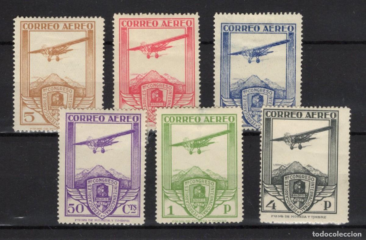 Stamps: PC557 Sellos Espa&ntilde;a a&ntilde;o 1930 EDIFIL 483/488* sellos originales en NUEVO v.c. 160 &euro;