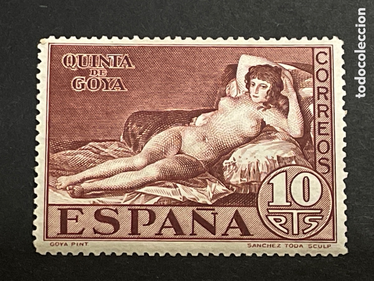 Sellos: Edifil 515 Quints De Goya 10 Pts nuevo con fijasellos, valor clave
