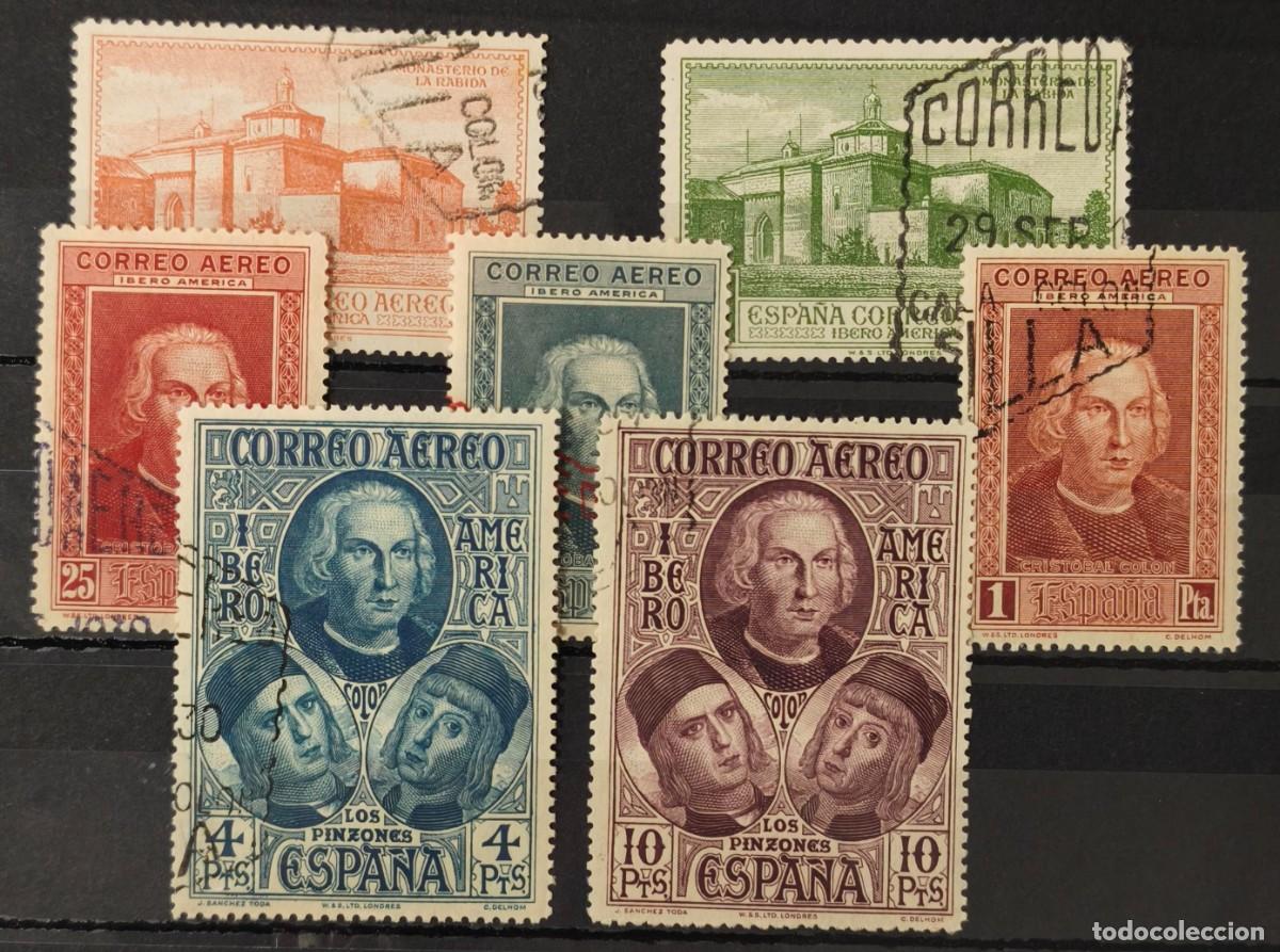 Sellos: ESPA&Ntilde;A. EDIFIL 559/65 US DESCUBRIMIENTO DE AMERICA. CAT&Aacute;LOGO 25 &euro;