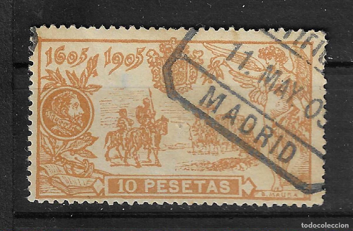 Sellos: 1905 QUIJOTE EDIFIL 266&ordm; USADO BIEN CENTRADO