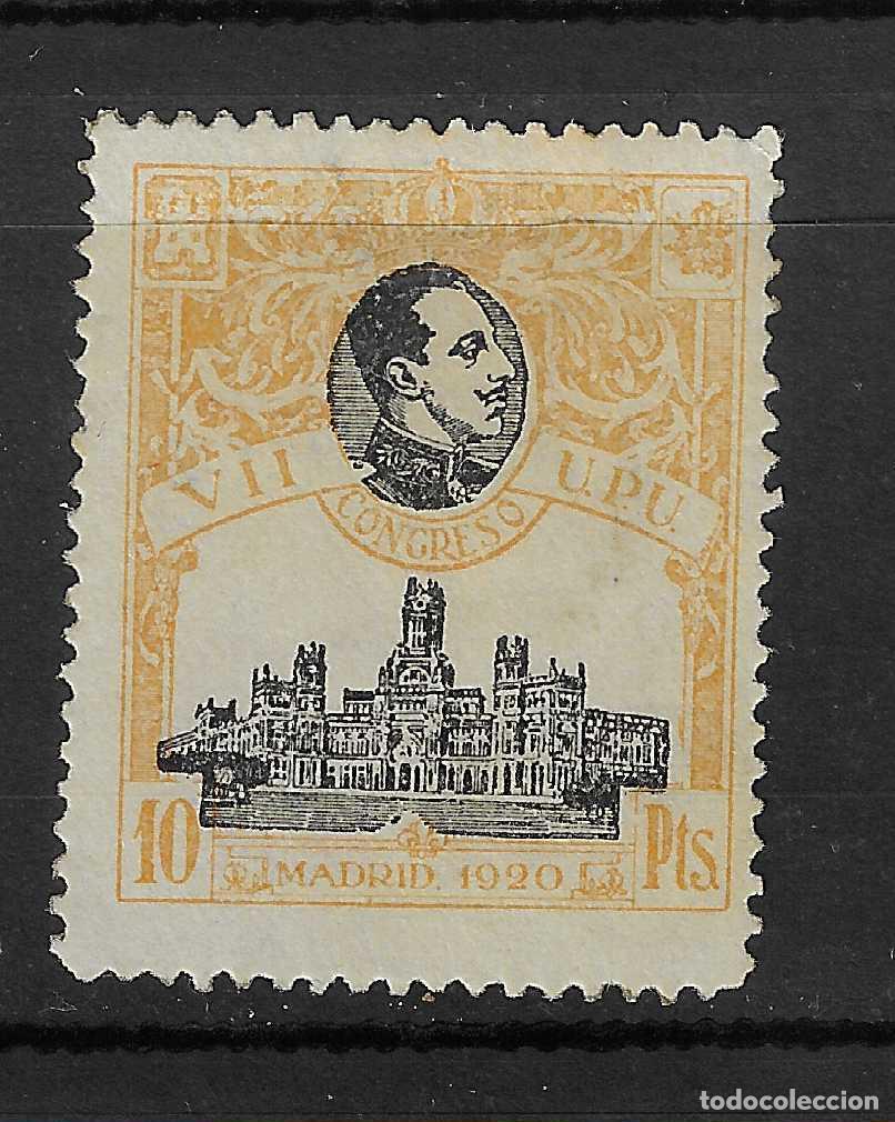 Stamps: 1920 CONGRESO DE LA UPU EDIFIL 309* CON FIJASELLOS