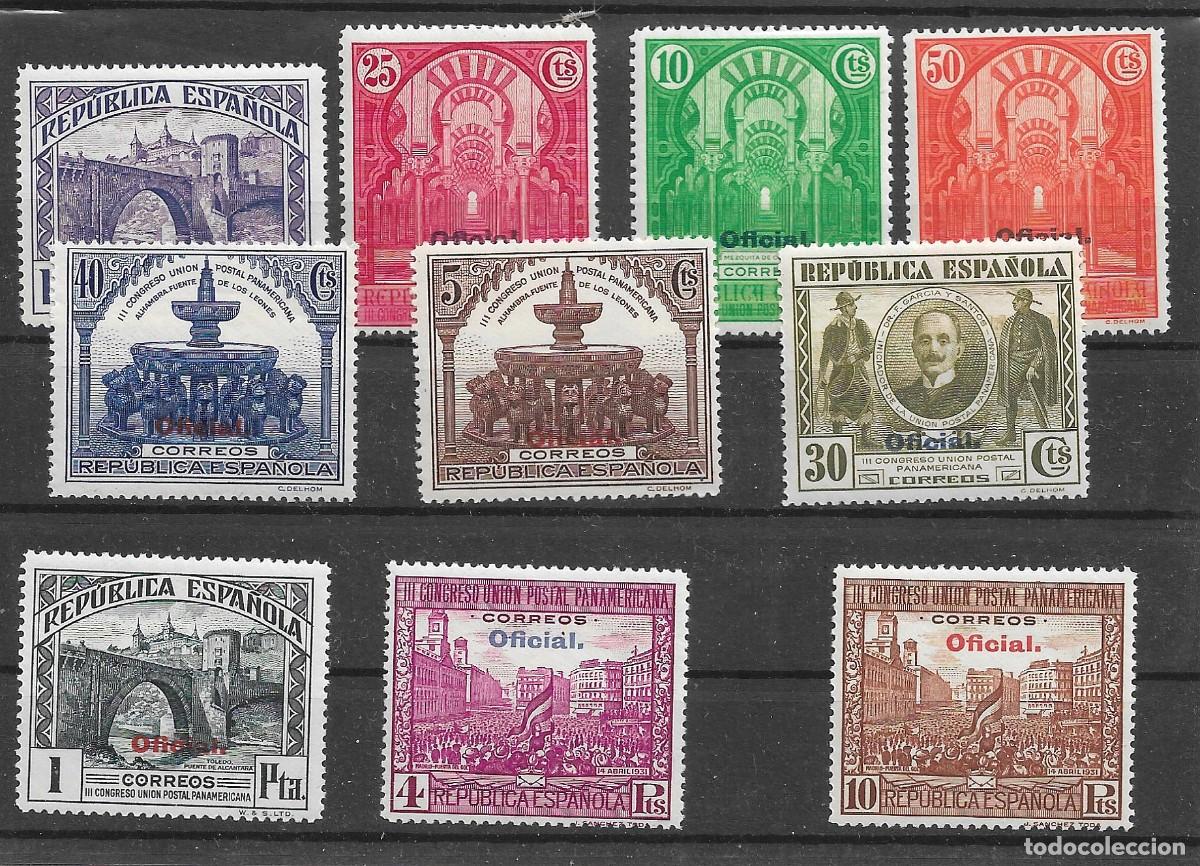 Sellos: Sellos de Espa&ntilde;a A&ntilde;o 1931 Congreso UPU , Habilitaci&oacute;n OFICIAL , nuevos** Perfectos N&ordm; 620/29