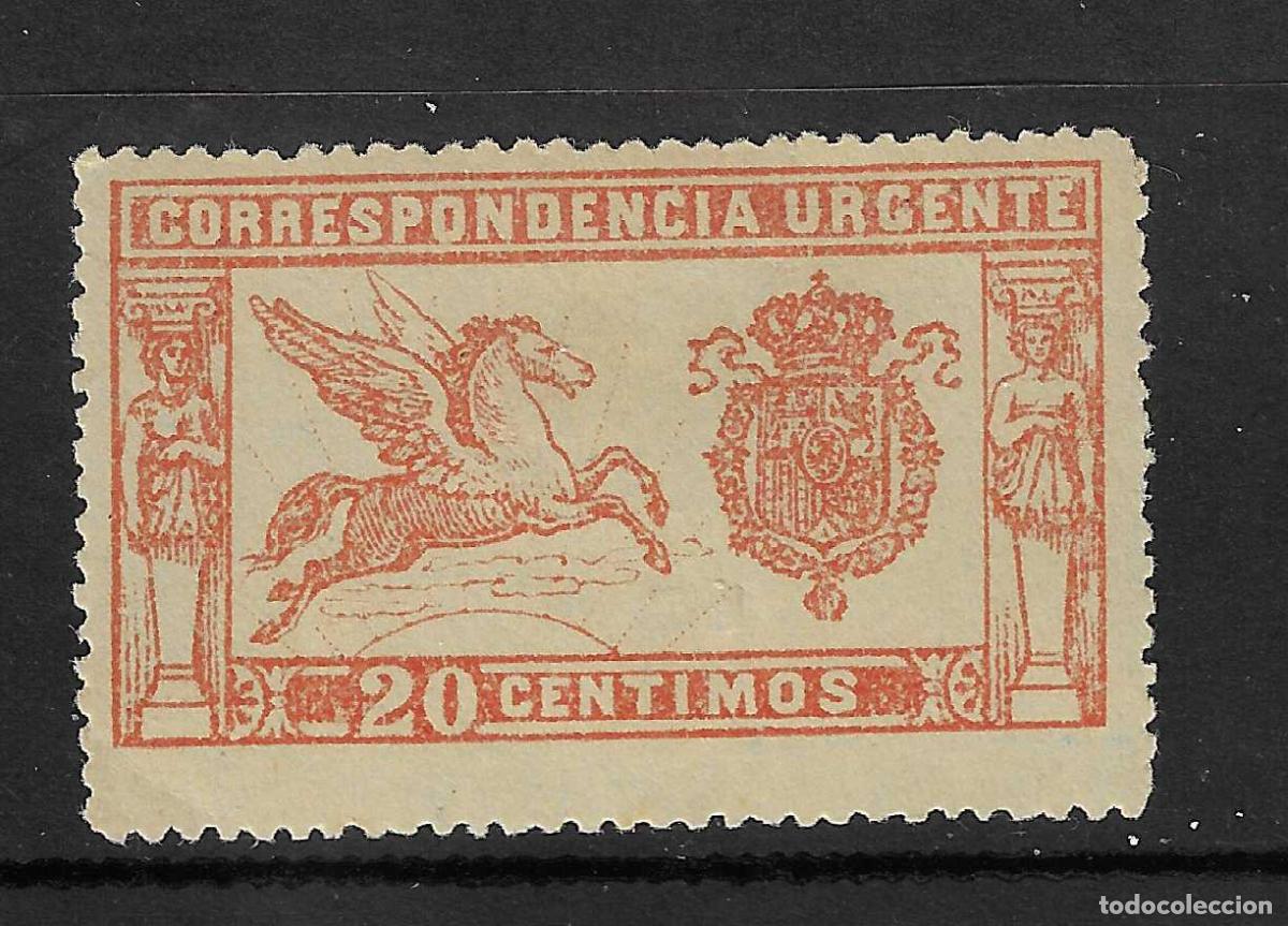 Stamps: 1905 PEGASO EDIFIL 256* CON FIJASELLOS