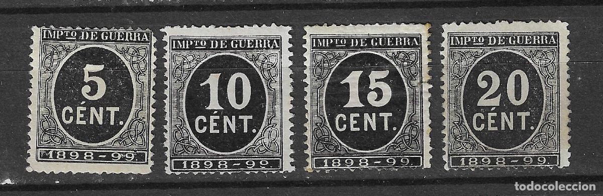 Sellos: 1898 CIFRAS EDIFIL 236/9* SERIE COMPLETA NUEVA