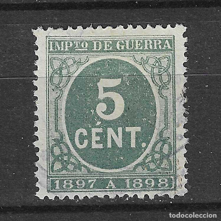 Stamps: 1897 CIFRA EDIFIL 232 IMPUESTO DE GUERRA NUEVO