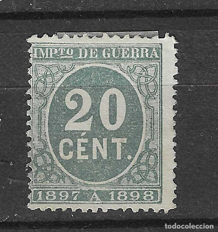 Briefmarken: 1897 CIFRA EDIFIL 235 IMPUESTO DE GUERRA NUEVO