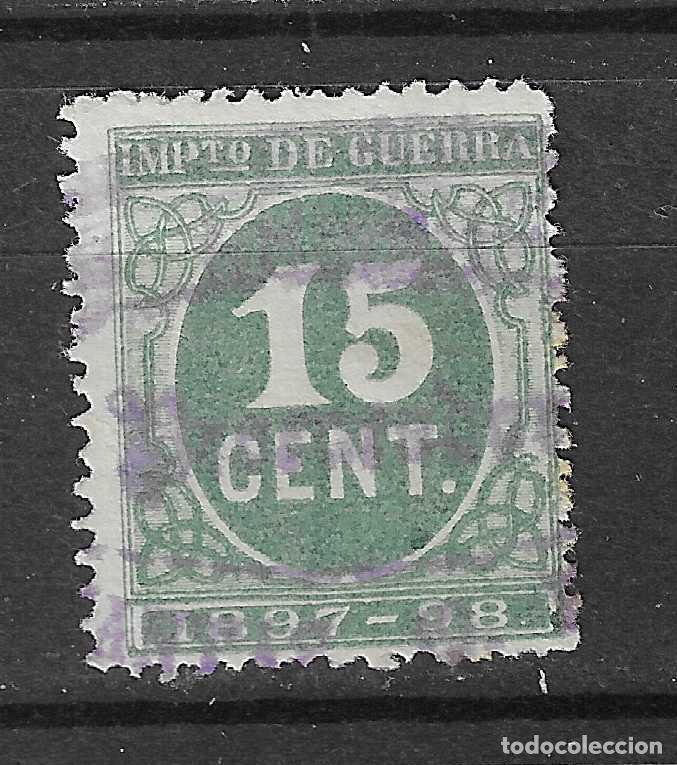 Selos: 1897 CIFRA EDIFIL 234 IMPUESTO DE GUERRA USADO