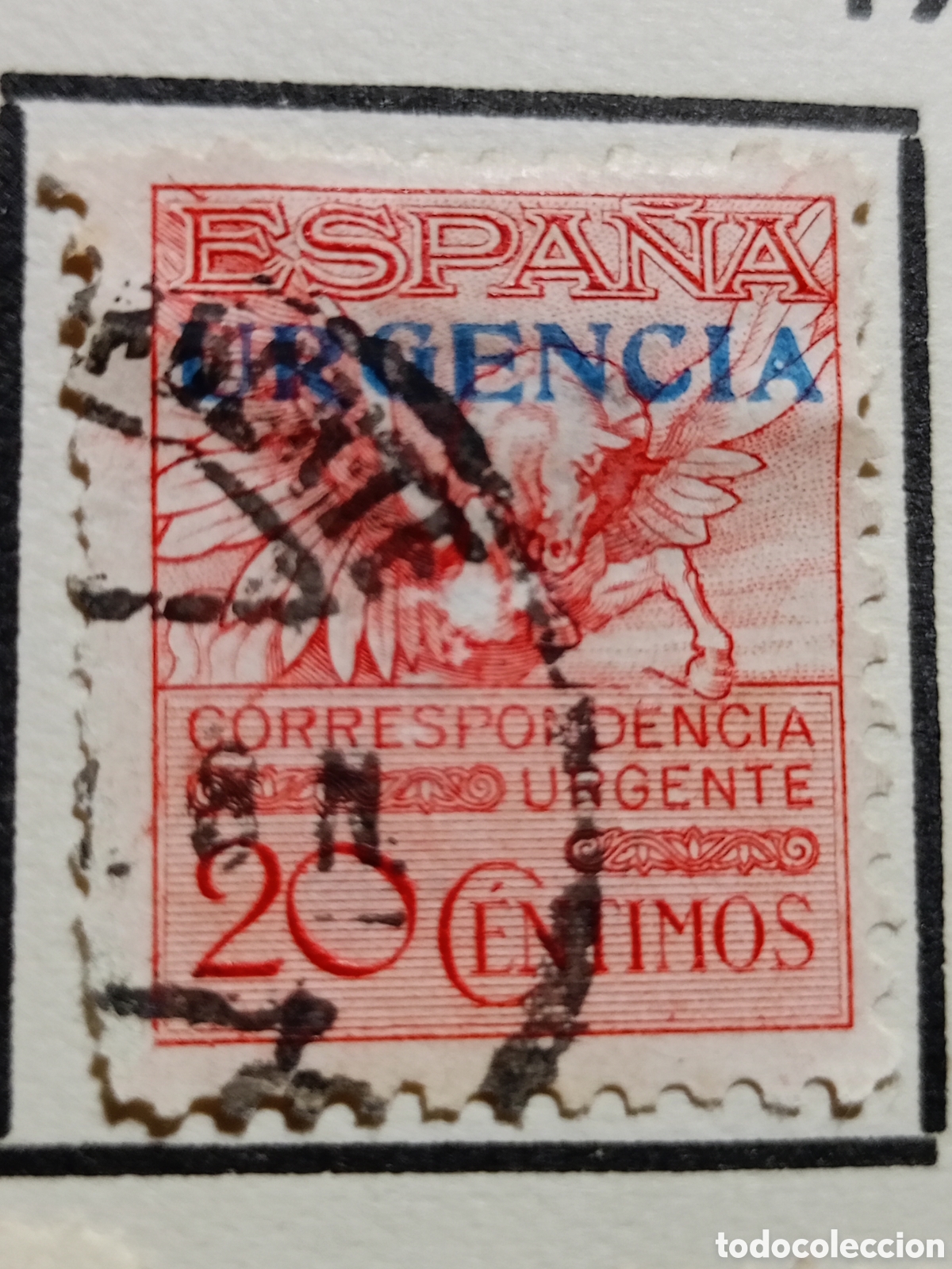 Francobolli: ESPA&Ntilde;A - PEGASO ** 489 - A&Ntilde;O 1930 - MNH 20 c&eacute;ntimos