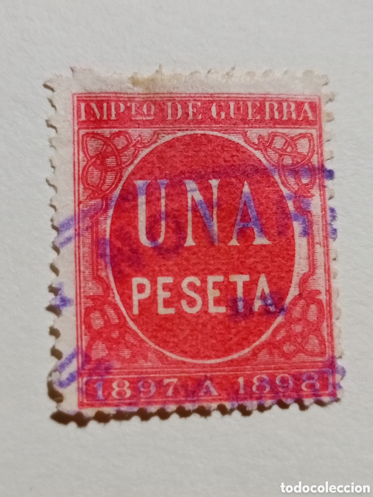 Francobolli: 1897 IMPUESTO DE GUERRA 1 PTS