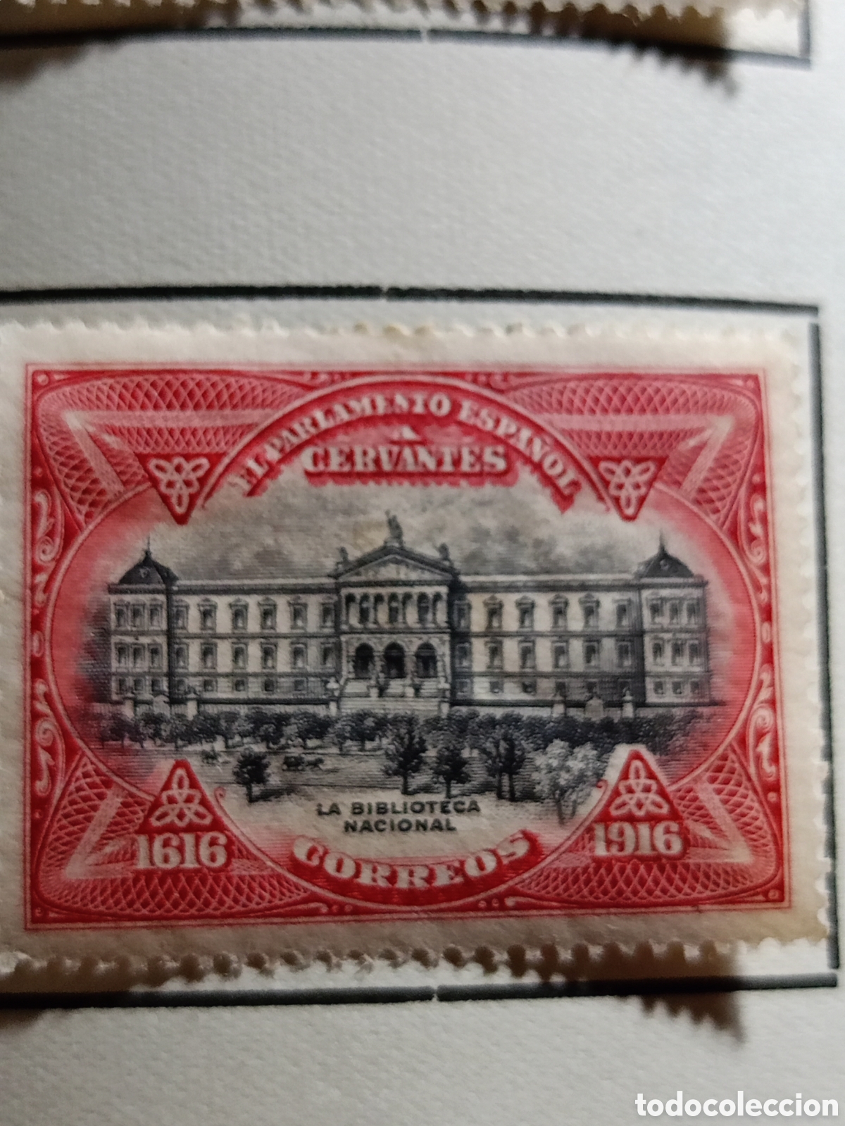 Briefmarken: SELLO USADO 1916 - III CENTENARIO DE LA MUERTE DE CERVANTES - Sin Valor - Edifil FR 15 o 285