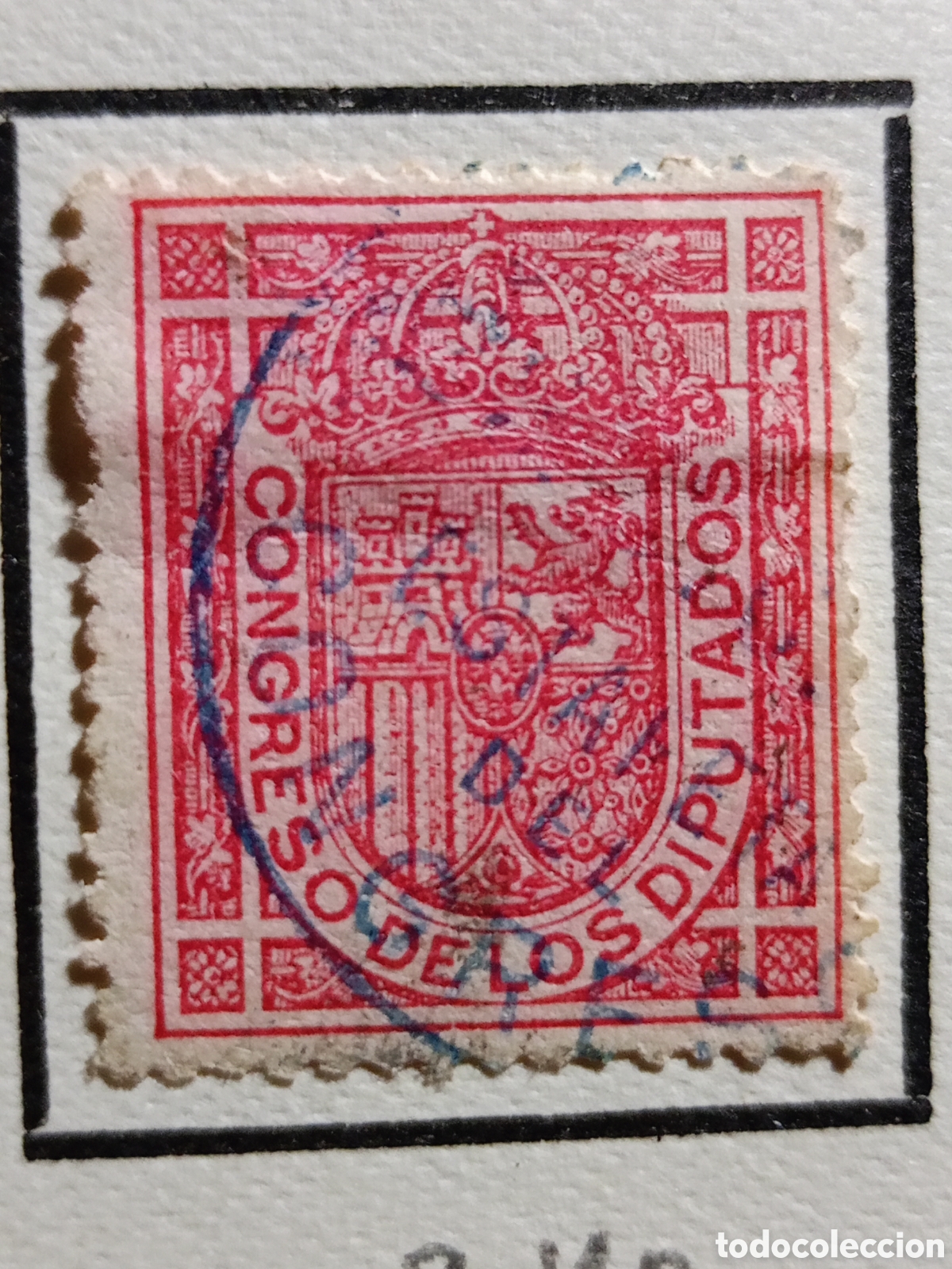 Francobolli: Sello del Escudo de Espa&ntilde;a. Edifil 230 1896-98