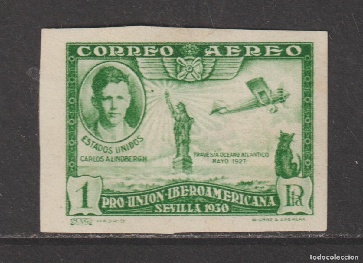 Sellos: Espa&ntilde;a 1930 - Edifil 588 mh* sin dentar