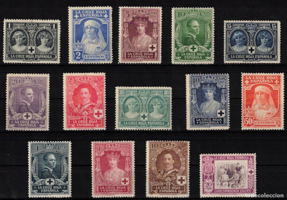 Sellos: ESPA&Ntilde;A PRO CRUZ ROJA ESPA&Ntilde;OLA * 325/338 - A&Ntilde;O 1926 - COMPLETA - MH