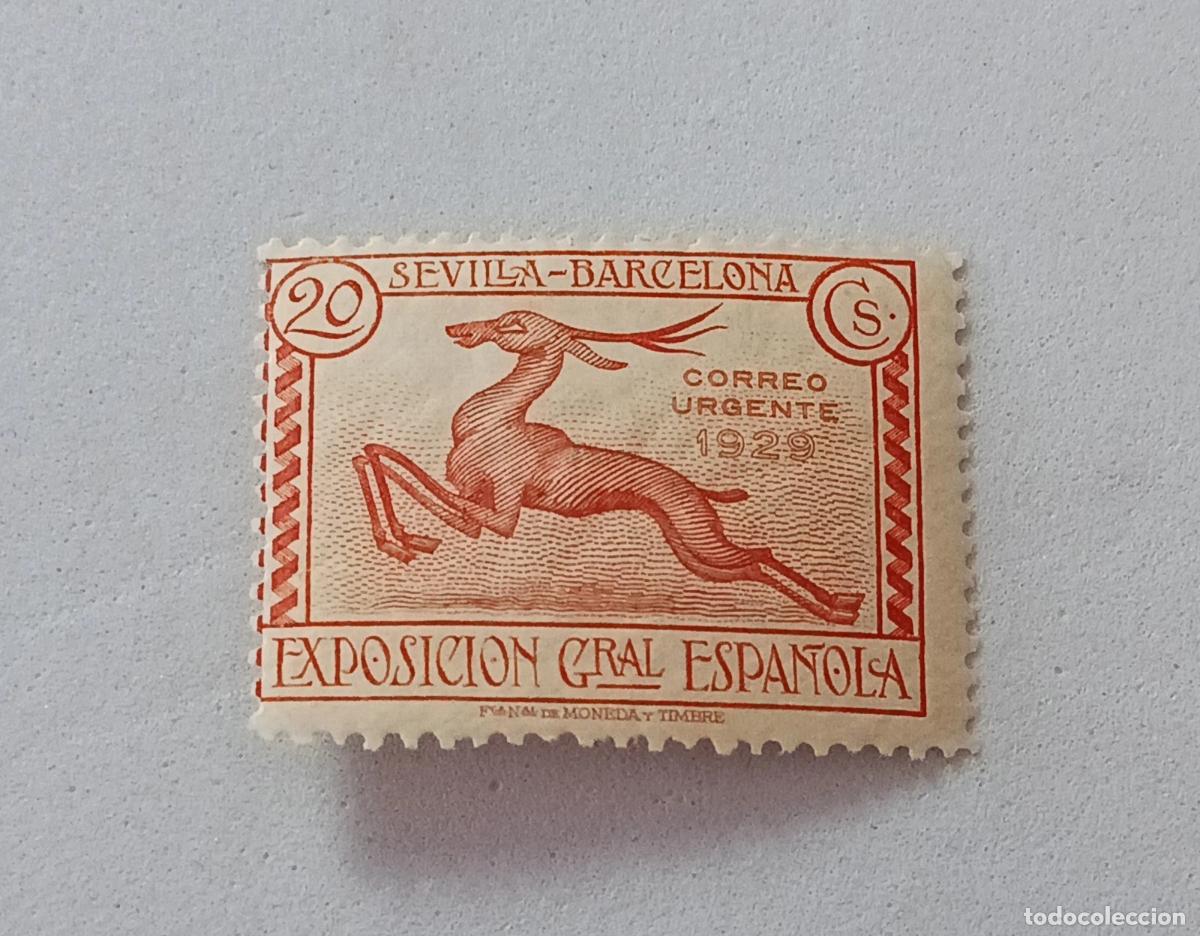 Sellos: Sello Espa&ntilde;a 1929, Edifil 447