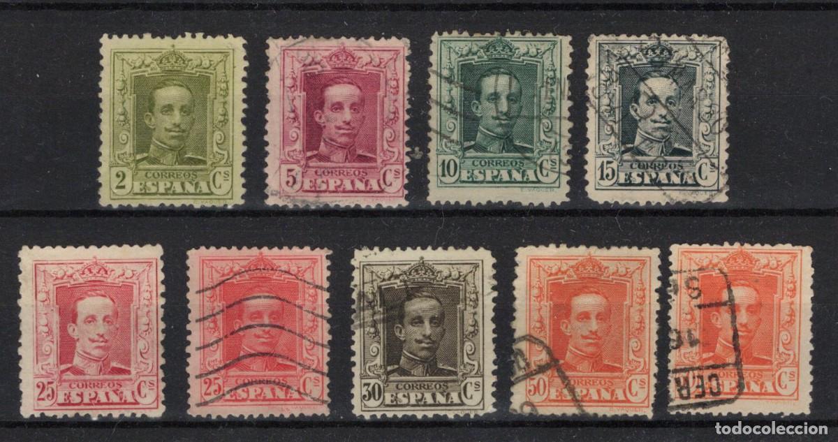 Sellos: Sellos Espa&ntilde;a a&ntilde;o 1922 variaciones color de la serie 310/323