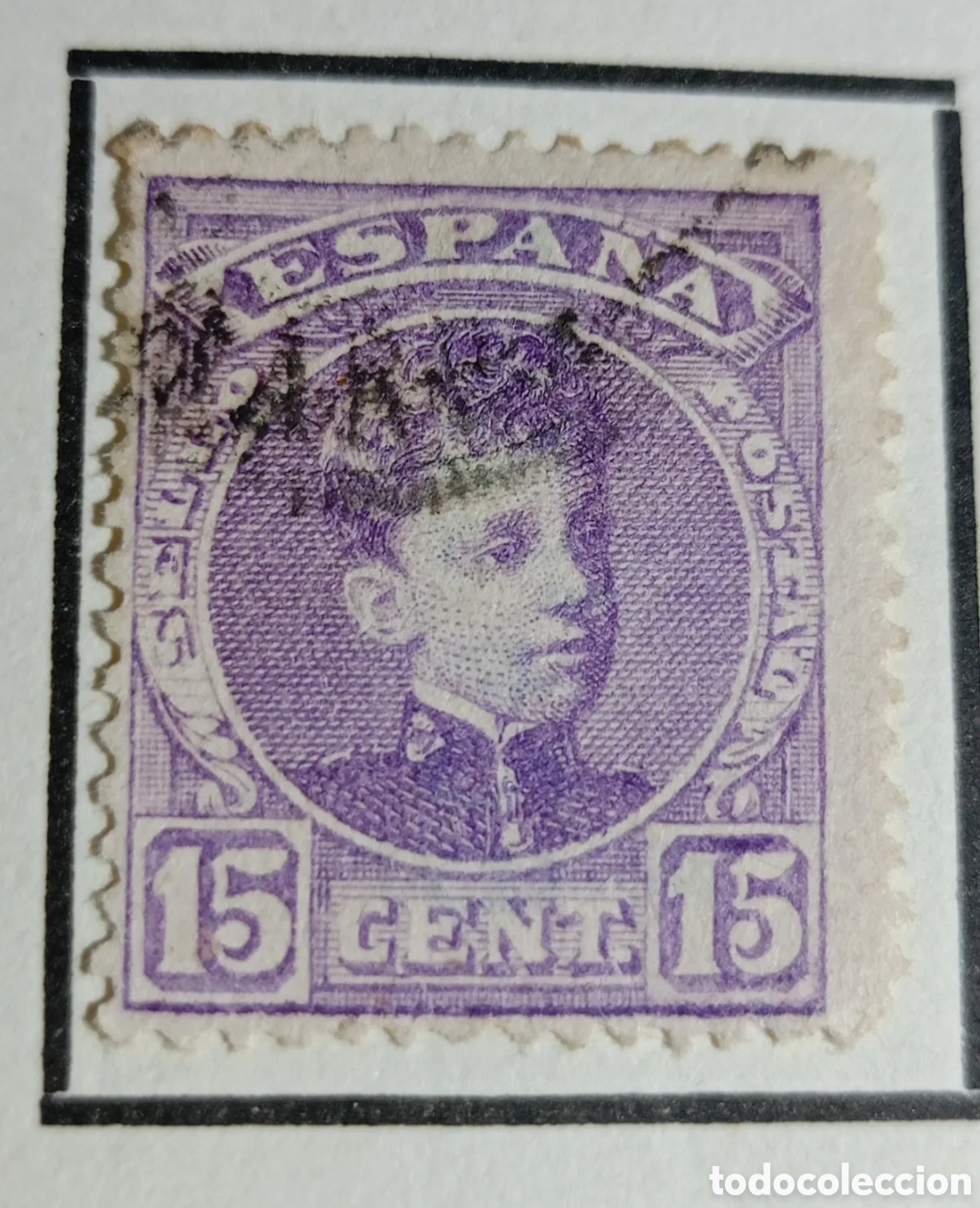 Sellos: sello de espa&ntilde;a 1901-1905 alfonso XIII cadete 15 cts lila