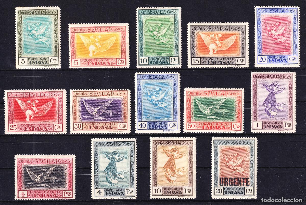 Sellos: ESPA&Ntilde;A QUINTA DE GOYA ** 517/530 - A&Ntilde;O 1930 - MNH - LUJO