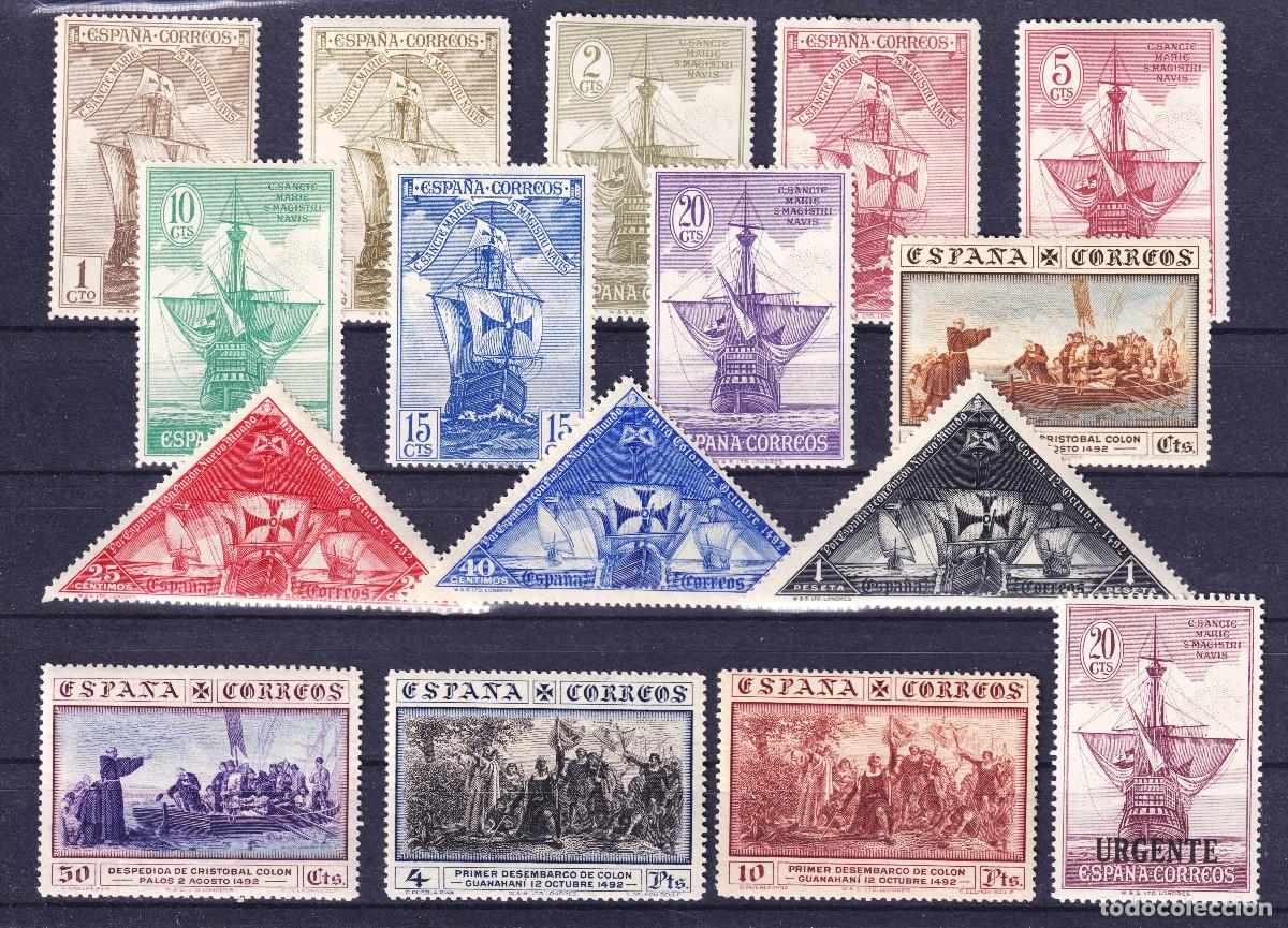Sellos: ESPA&Ntilde;A DESCUBRIMIENTO DE AMERICA * 531/546 - A&Ntilde;O 1930 - MH
