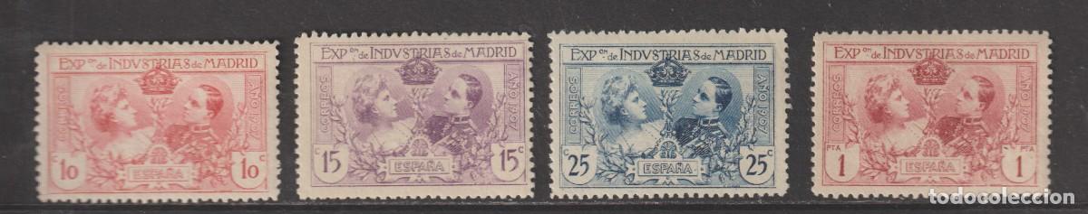 Sellos: Espa&ntilde;a Spain 1907 - Edifil SR 1,2,3,5 mnh**