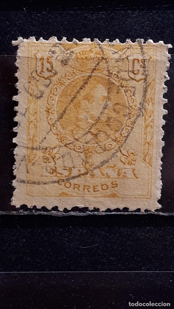 Sellos: ESPA&Ntilde;A. A&Ntilde;O 1909. &deg;. EDIFIL 271