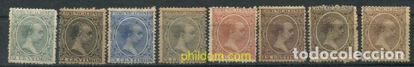 Sellos: 699526 HINGED ESPA&Ntilde;A 1889 ALFONSO XIII