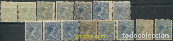 Sellos: 699541 HINGED ESPA&Ntilde;A 1889 ALFONSO XIII