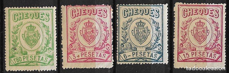 Sellos: FISCALES 1926 Cheques, ALEMANY n&ordm; 36 a 39 * * / (*)