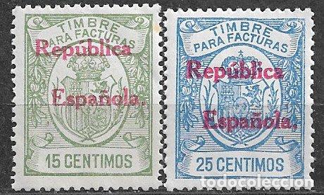 Sellos: FISCALES 1932 Para Facturas y Recibos, ALEMANY n&ordm; 16 y 18 * *