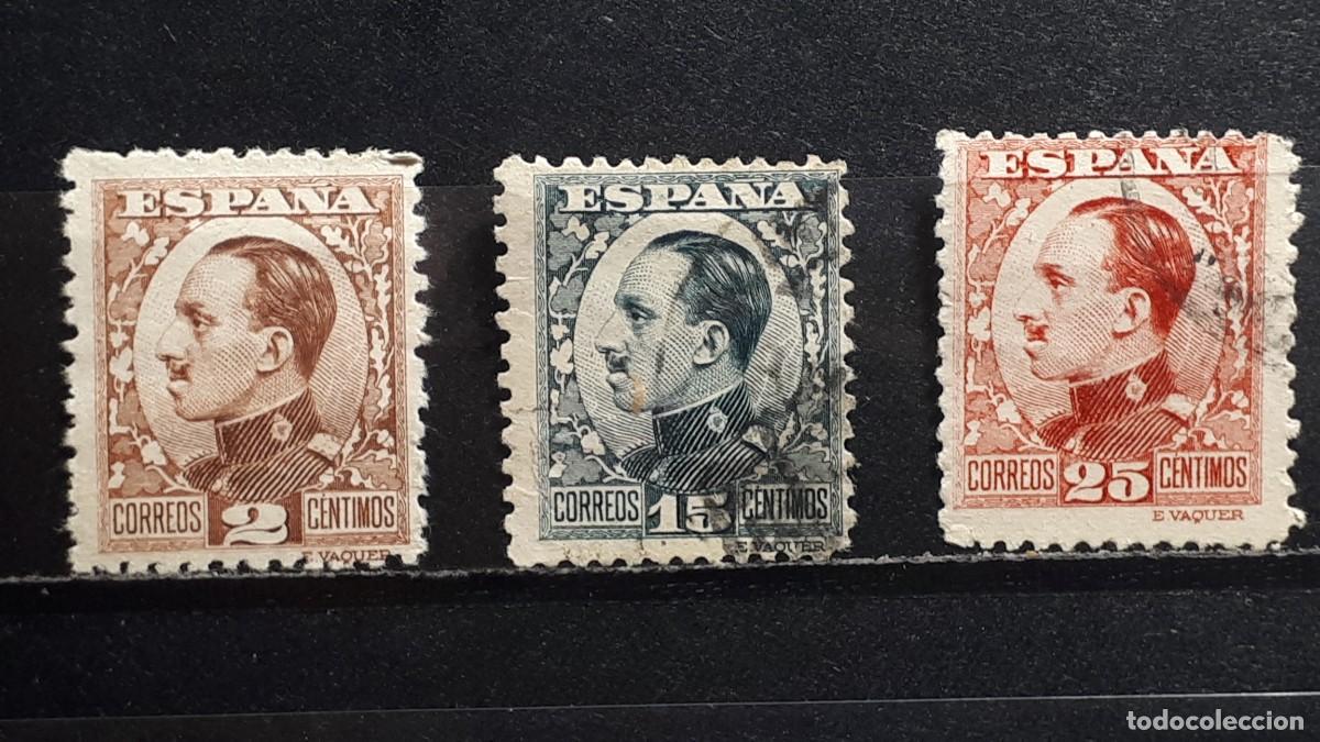 Sellos: ESPA&Ntilde;A . A&ntilde;o 1930. */&deg;. Edifil 490, 493, 495