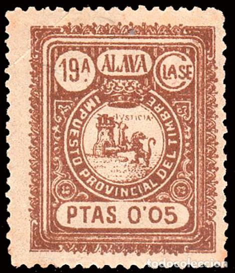 Sellos: Espa&ntilde;a - Fiscales - Diputaci&oacute;n &Aacute;lava - Alemany ** 1 - 1906 - 5cts. Impuesto Provincial