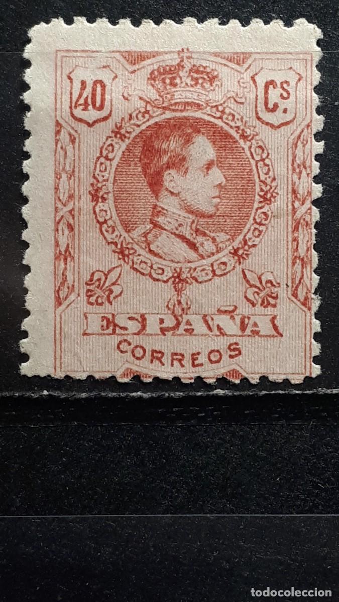 Sellos: ESPA&Ntilde;A. A&Ntilde;O 1909 *. EDIFIL 276