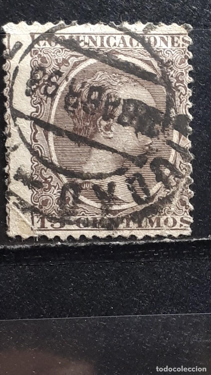 Sellos: ESPA&Ntilde;A. 1889. &deg;. EDIFIL 219