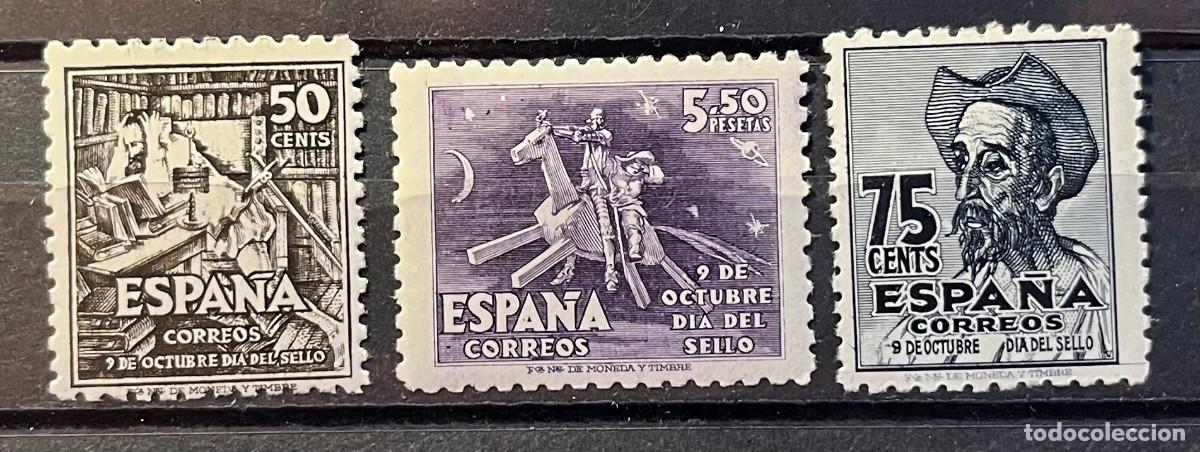 Sellos: 1947 dia del sello,nuevos,MNH**centrados color goma