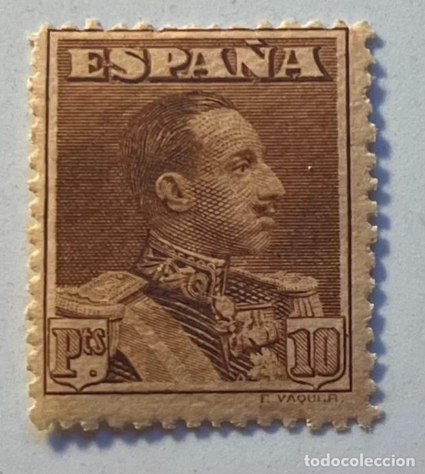 Sellos: 1922 Alfonso XIII Vaquer,MNH** centrado,color,goma,numerado,autentico