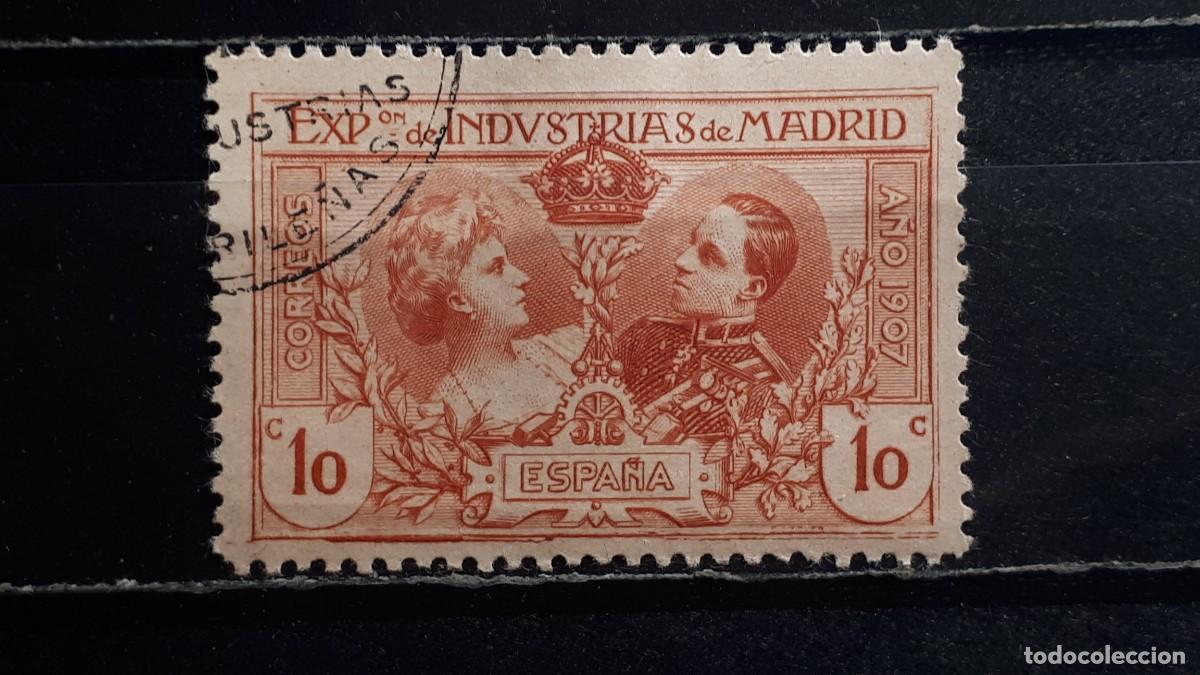 Sellos: ESPA&Ntilde;A. A&Ntilde;O 1907. &deg;. EDIFIL SR1