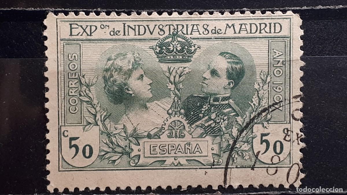 Sellos: ESPA&Ntilde;A. A&Ntilde;O 1907. &deg;. EDIFIL SR4.