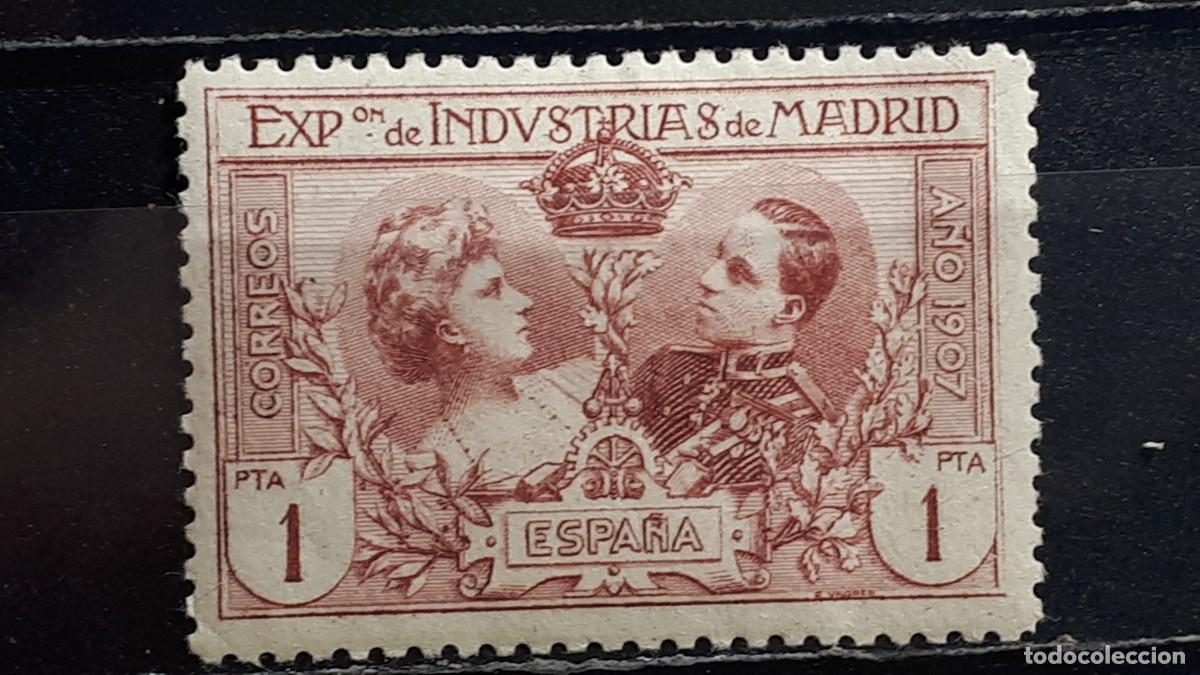Sellos: ESPA&Ntilde;A. A&Ntilde;O 1907. *. EDIFIL SR5.