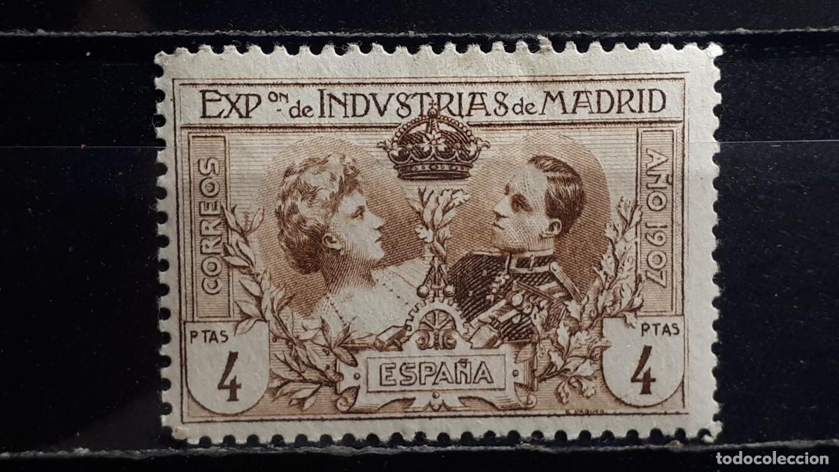 Sellos: ESPA&Ntilde;A. A&Ntilde;O 1907. *. EDIFIL SR6.