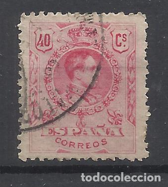 Sellos: ALFONSO XIII MEDALLON 1909 EDIFIL 276 USADO