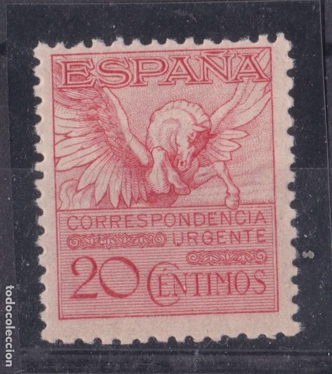 Sellos: SS3- URGENTEV Edifil 454 . ** Sin Fijasellos LUJO