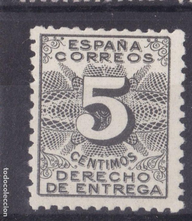 Sellos: SS3-DERECHO de ENTREGA Edifil 592 ** Sin Fijasellos. Perfecto