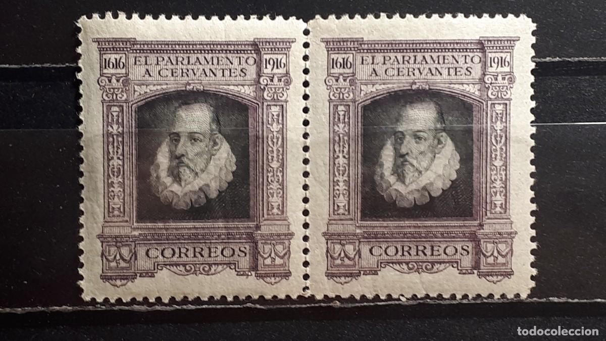Sellos: ESPA&Ntilde;A. A&Ntilde;O 1916. **. EDIFIL FR14. Pareja