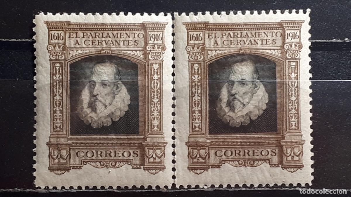 Sellos: ESPA&Ntilde;A. A&Ntilde;O 1916. **. EDIFIL FR18. Pareja