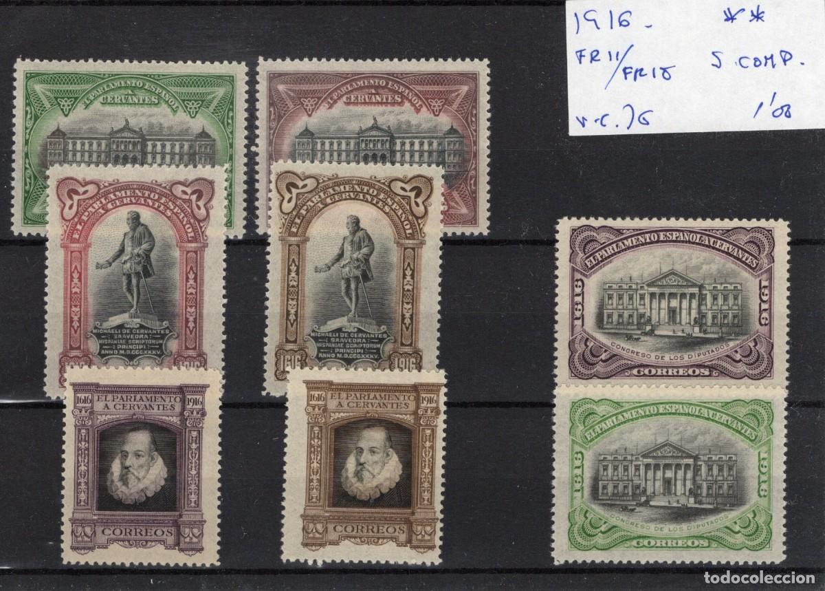 Sellos: PC699 Sellos Espa&ntilde;a A&ntilde;o 1916 Edifil FR11/FR18** sellos originales en NUEVO SERIE COMPLETA v.c. 16 &euro;