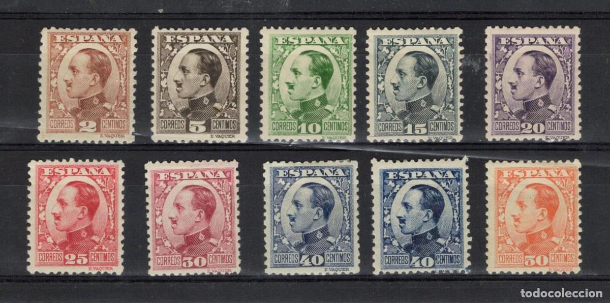 Sellos: PC707 Sellos Espa&ntilde;a A&ntilde;o 1930/31 Edifil 490/498* con 497A sellos originales en NUEVO v.c. 190 &euro;