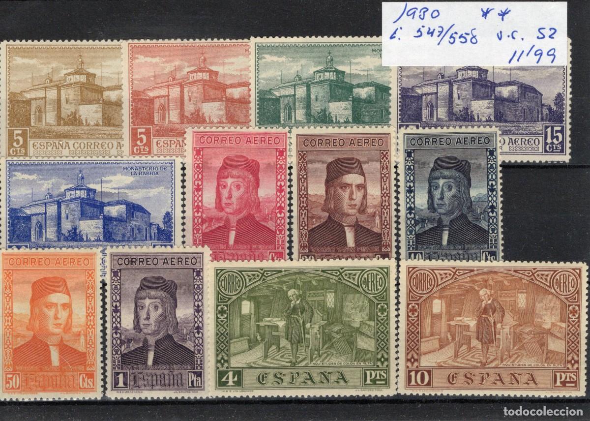Sellos: PC712 Sellos Espa&ntilde;a A&ntilde;o 1930 Edifil 547/558** sellos originales en NUEVO v.c. 52 &euro;