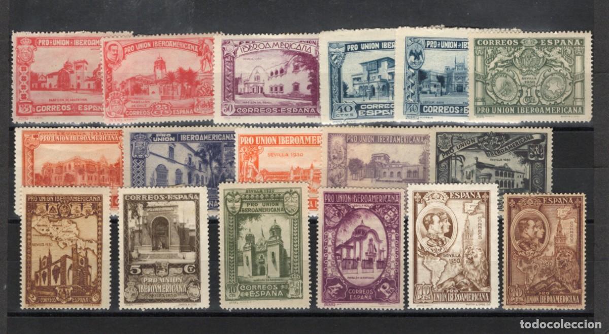 Sellos: PC714 Sellos Espa&ntilde;a A&ntilde;o 1930 Edifil 566/582* sellos originales en NUEVO v.c. 203 &euro;